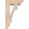 Ekena Millwork Westlake Slat Smooth Bracket w/ Offset Brace, Douglas Fir, 5 1/2"W x 14"D x 22"H BKT0604X14X22WTL06SDF - alternate 2